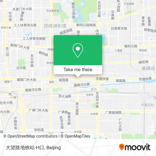 大望路地铁站-H口 map