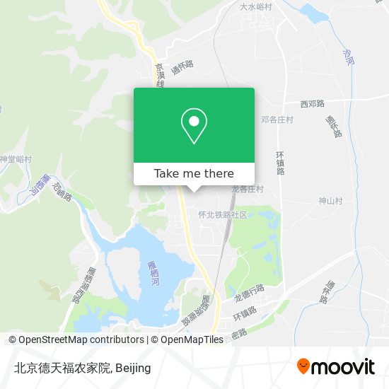 北京德天福农家院 map