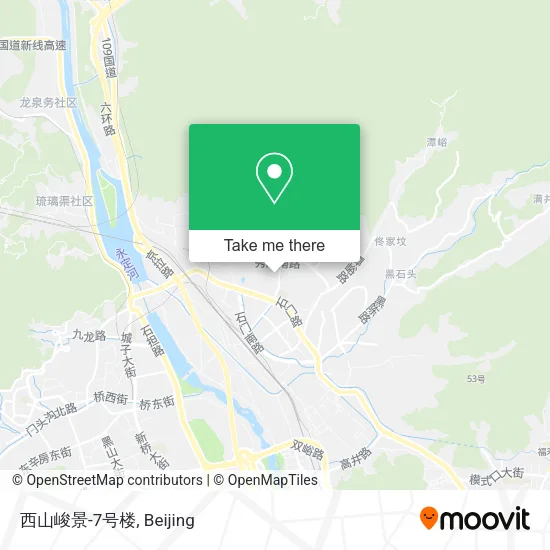 西山峻景-7号楼 map