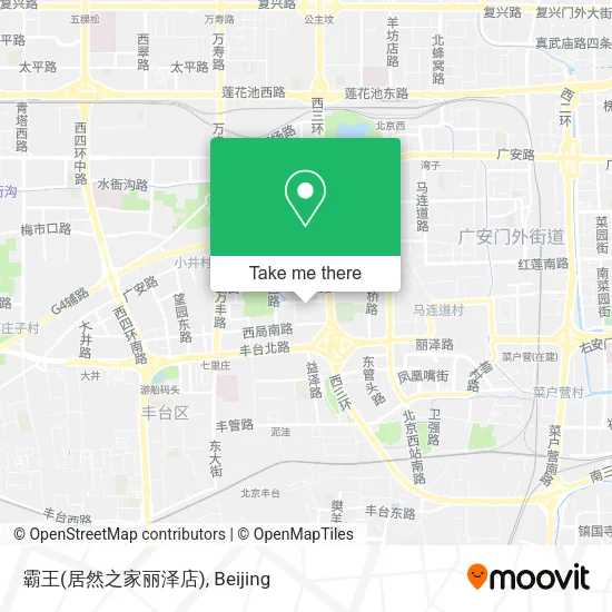 霸王(居然之家丽泽店) map