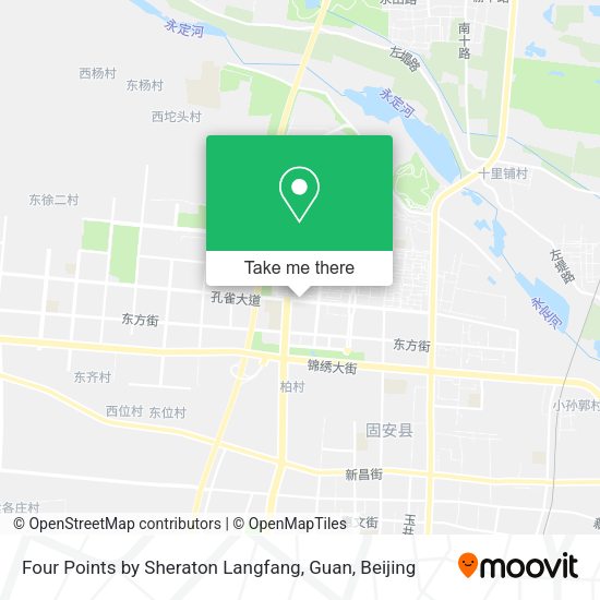 Four Points by Sheraton Langfang, Guan map