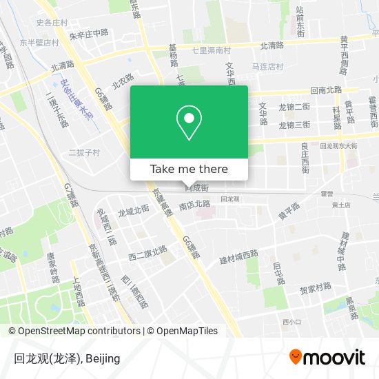 回龙观(龙泽) map