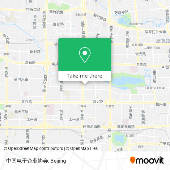 中国电子企业协会 map