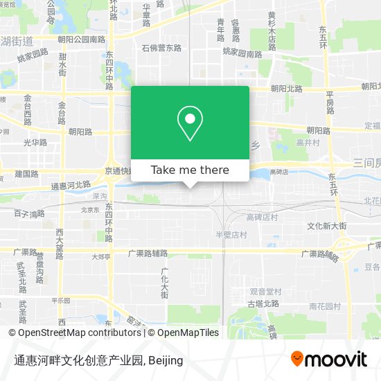 通惠河畔文化创意产业园 map