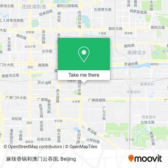 麻辣香锅和澳门云吞面 map