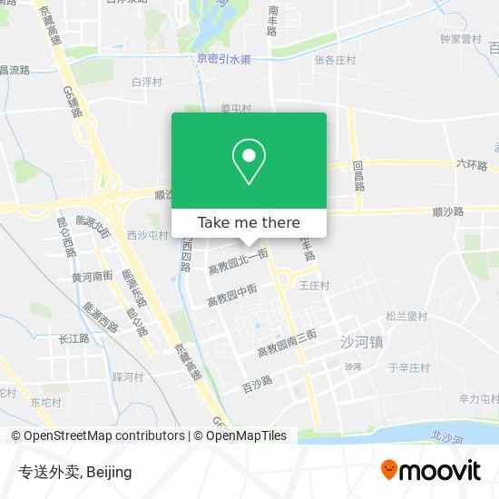 专送外卖 map