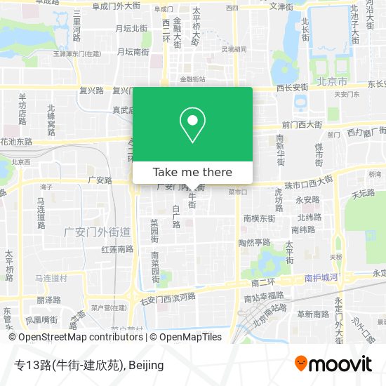 专13路(牛街-建欣苑) map