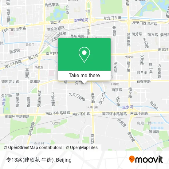 专13路(建欣苑-牛街) map