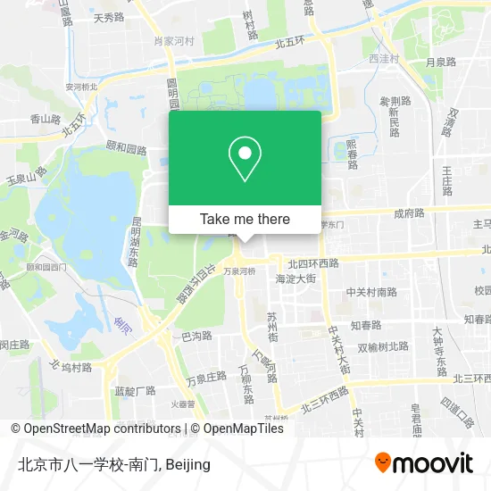 北京市八一学校-南门 map