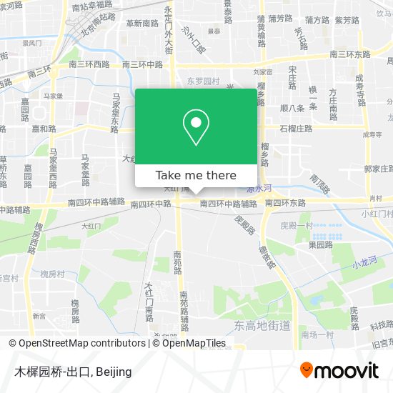 木樨园桥-出口 map