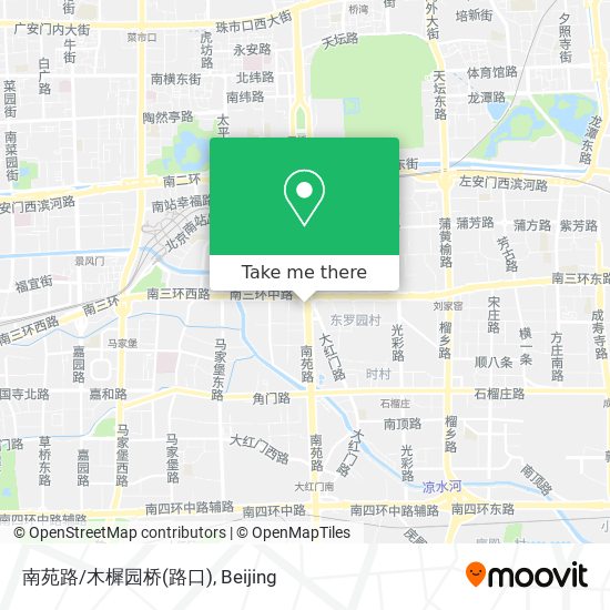 南苑路/木樨园桥(路口) map