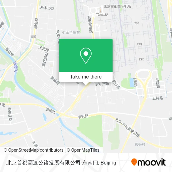 北京首都高速公路发展有限公司-东南门 map
