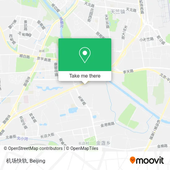 机场快轨 map