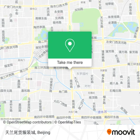 天兰尾货服装城 map