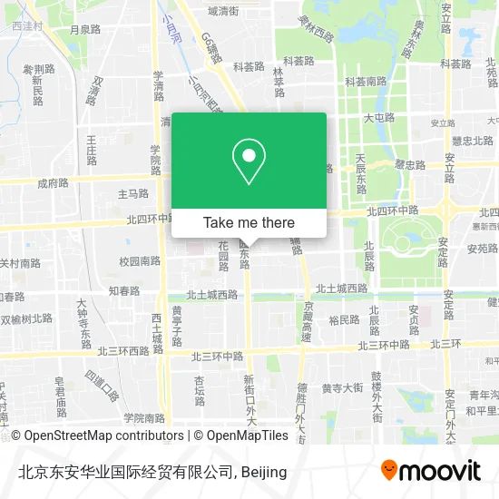 北京东安华业国际经贸有限公司 map