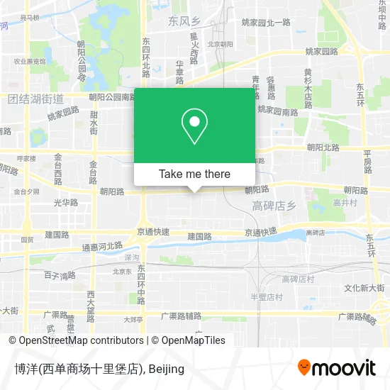 博洋(西单商场十里堡店) map