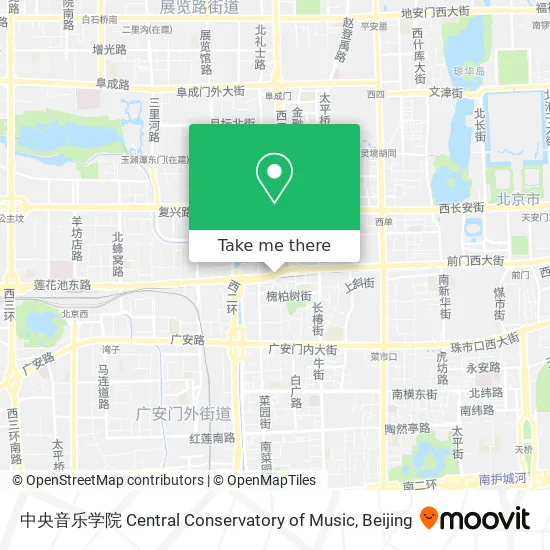 中央音乐学院 Central Conservatory of Music map