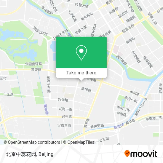 北京中蕊花园 map