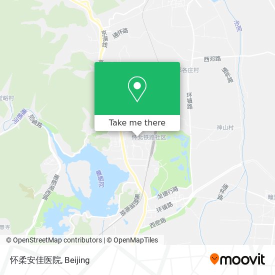 怀柔安佳医院 map