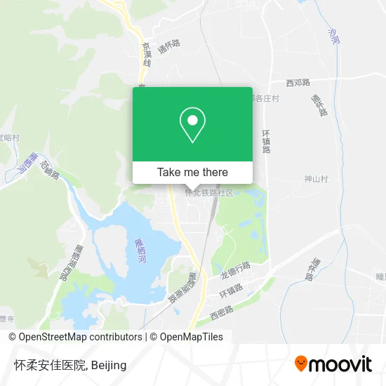 怀柔安佳医院 map