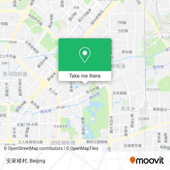 安家楼村 map