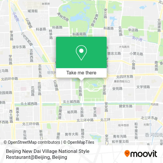 Beijing New Dai Village National Style Restaurant@Beijing map