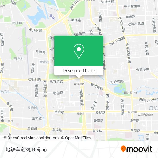 地铁车道沟 map