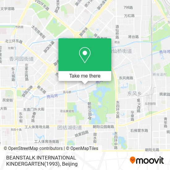 BEANSTALK INTERNATIONAL KINDERGARTEN(1993) map