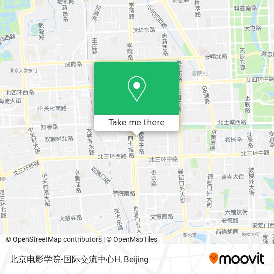 北京电影学院-国际交流中心H map