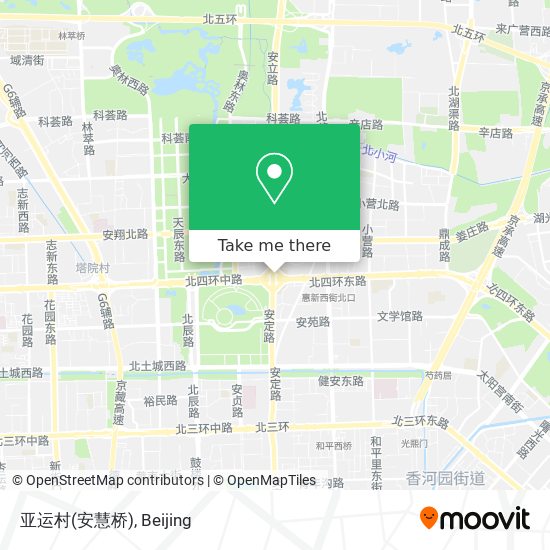 亚运村(安慧桥) map