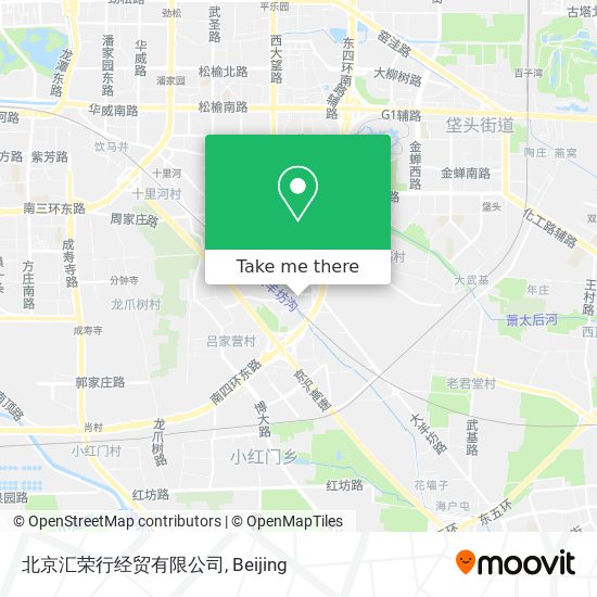 北京汇荣行经贸有限公司 map
