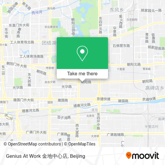 Genius  At Work 金地中心店 map