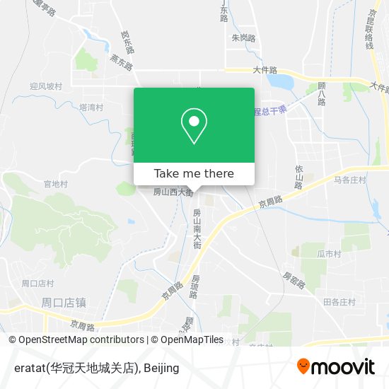 eratat(华冠天地城关店) map