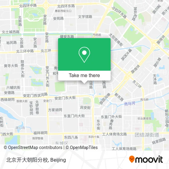 北京开大朝阳分校 map