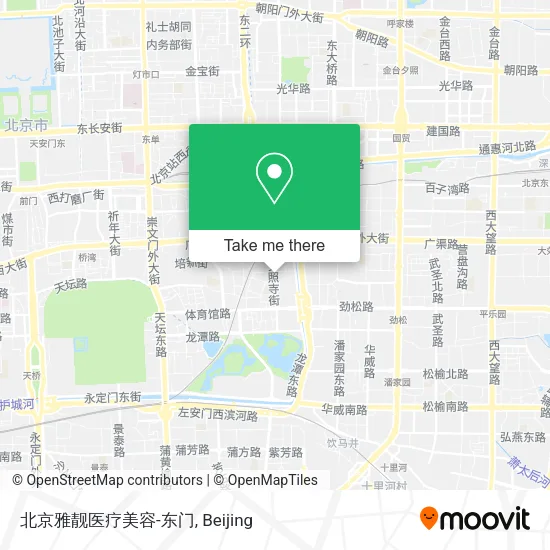 北京雅靓医疗美容-东门 map