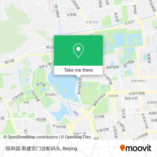 颐和园-新建宫门游船码头 map