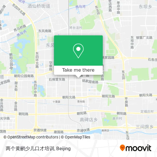 两个黄鹂少儿口才培训 map