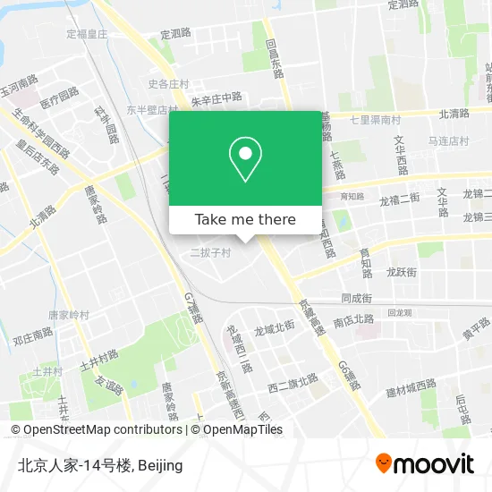 北京人家-14号楼 map