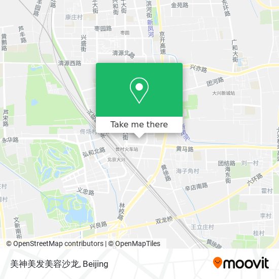 美神美发美容沙龙 map