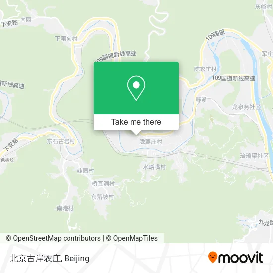 北京古岸农庄 map