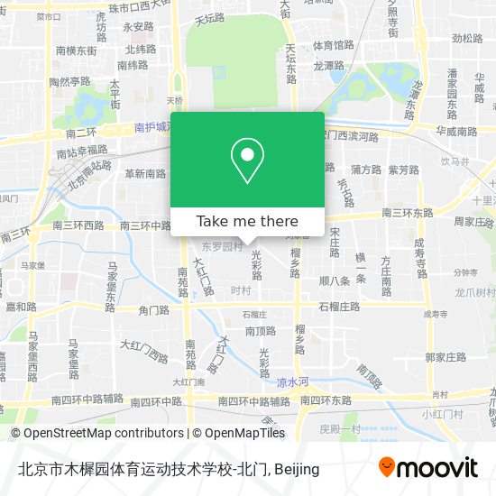 北京市木樨园体育运动技术学校-北门 map