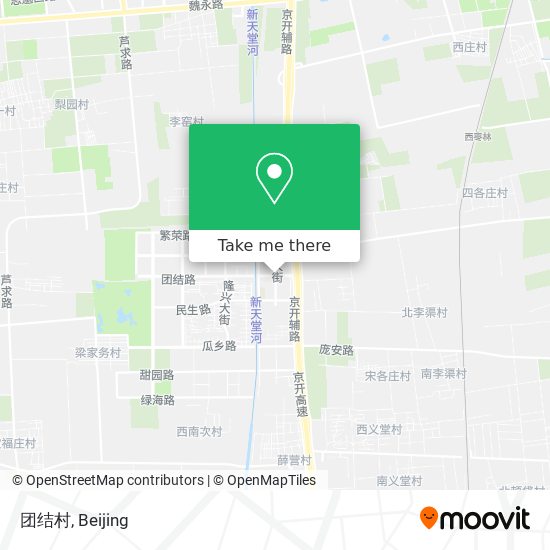 团结村 map