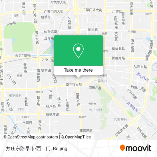 方庄东路早市-西二门 map