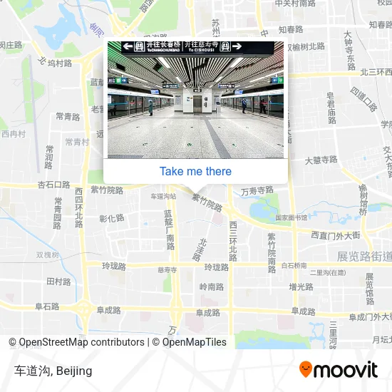 车道沟 map