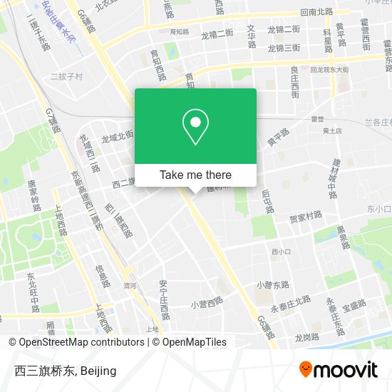 西三旗桥东 map