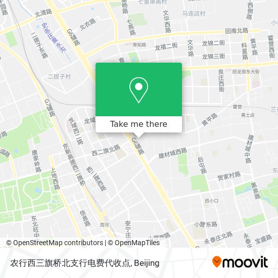 农行西三旗桥北支行电费代收点 map