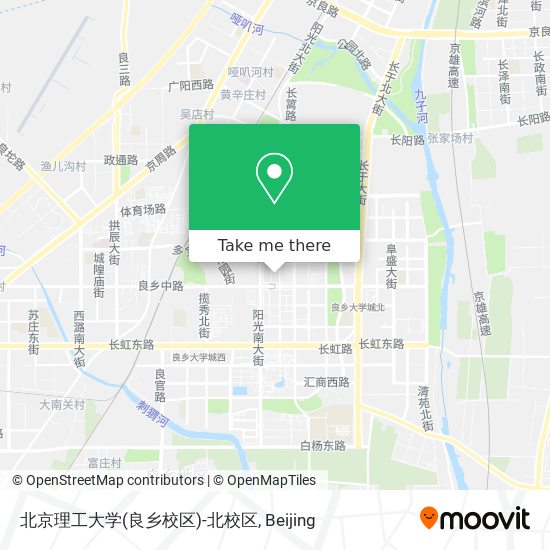 北京理工大学(良乡校区)-北校区 map