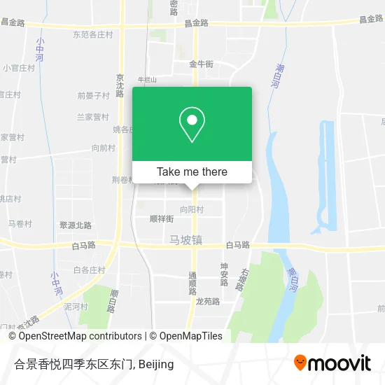 合景香悦四季东区东门 map