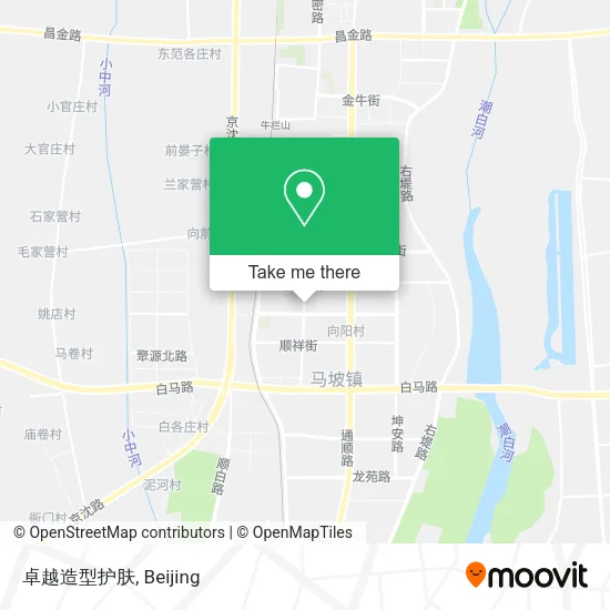 卓越造型护肤 map