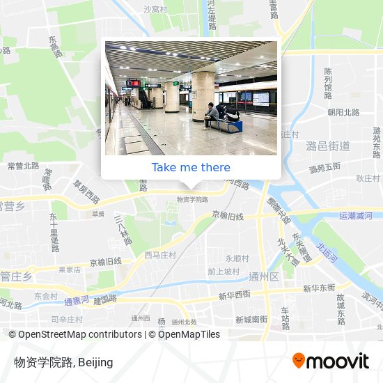 物资学院路 map